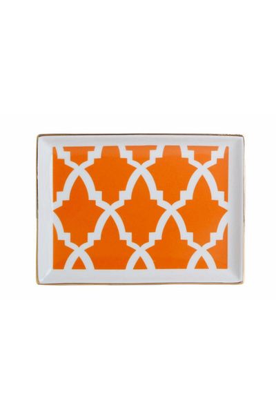 Porland Morocco Pattern 3 Orange Breakfast Plate 18 Cm 04a P018777