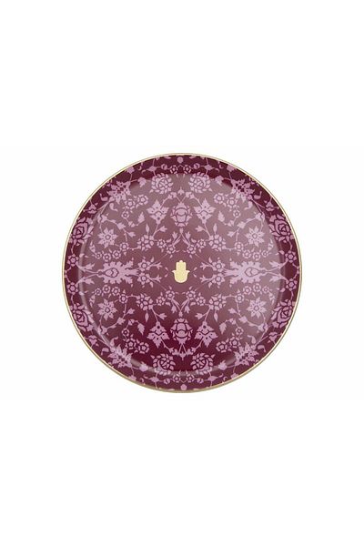 Porland Glamorous Fuchsia Flat Plate 24 Cm 04a P021550