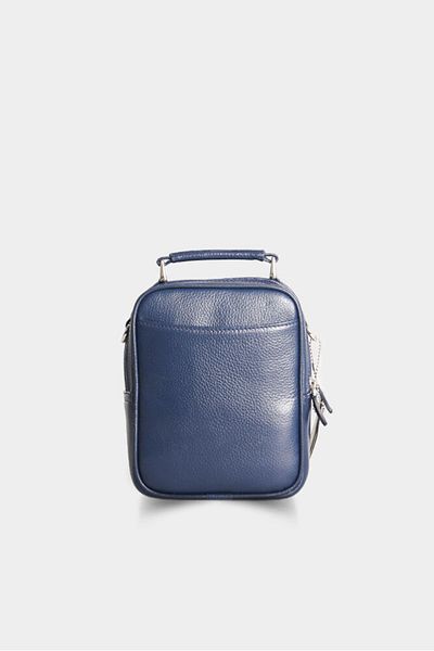 GUARD Navy Blue Leather Small Handbag