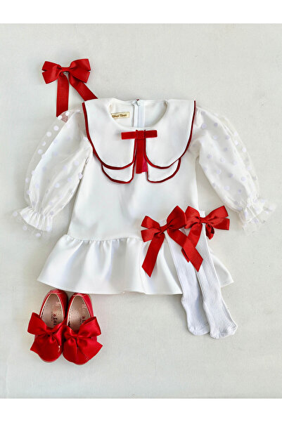 BİHAYALBİÇOCUK Frances Kırmızı Elbise