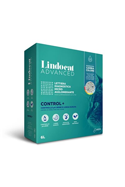 Lindo Cat Advanced Control Hastalık Teşhis Eden 6 Lt Kokusuz/Naturel Kedi Kumu