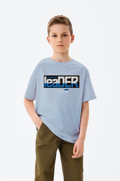 ADABEBEK Tricou pentru băieți cu imprimeu Leader