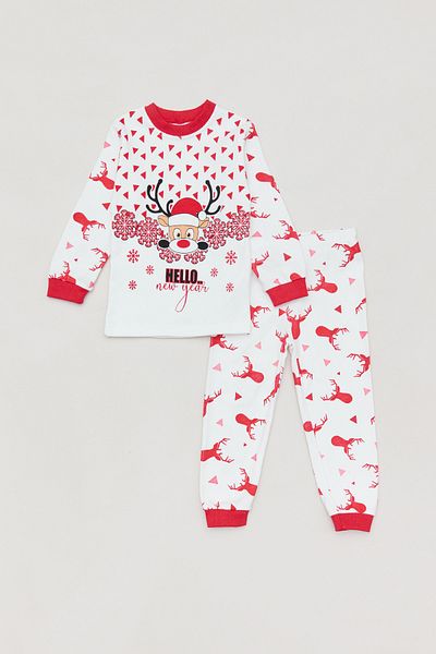 Fulla Moda Комплект пижама за момче с принт на елени