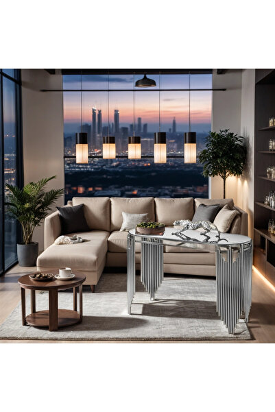 Ekgconcept Piyano Model Lüx Gümüş Paslanmaz Dresuar