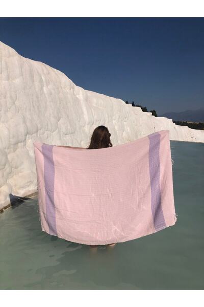 INTER Z Набір з 2 пляжних рушників Pestemal 100 Cotton Xxl 100x180cm Marmaris Lgokmavisipembelila