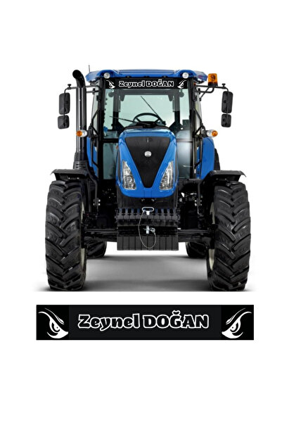 EYBA STİCKER Gözlü Traktör Güneşlik 120x15 Case Tümosan Massey Erkunt Renkli ...