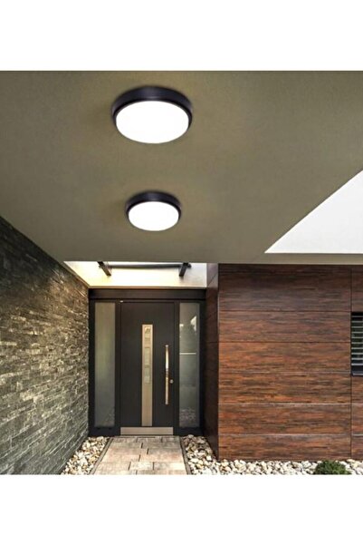 Ucuz Geldi Banyo Tavan Lambası Artos 20w Siyah Kasa Balkon Lambası 6400k Beyaz Led Işık Teras Duvar Lambası