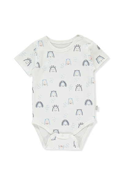 Bebetto İNTERLOK KISA KOLLU BODY YAŞ BASKILI (BESTIES) T 3571