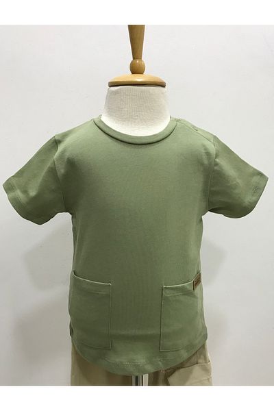 Çikoby Baby Boy Double Pocket T-Shirt