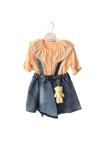 bilgeboutique Jeans Girl's Set with Shirt