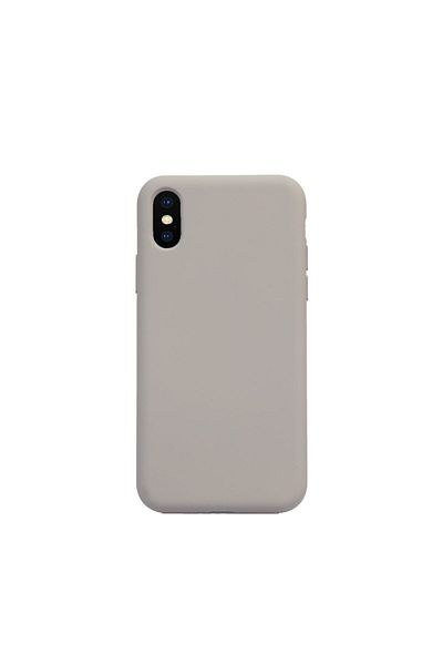 Merwish Apple iPhone Xsmax Compatible Velvet Logo Launch Silicone Case Cover Stone
