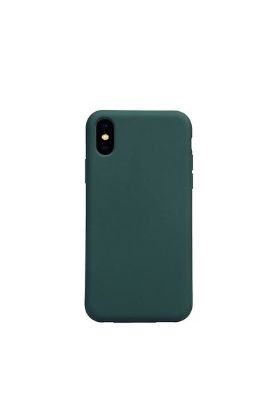 Merwish غطاء حماية من السيليكون متوافق مع هاتف Apple Iphone Xsmax مع شعار مخملي بالداخل، أزرق محيطي