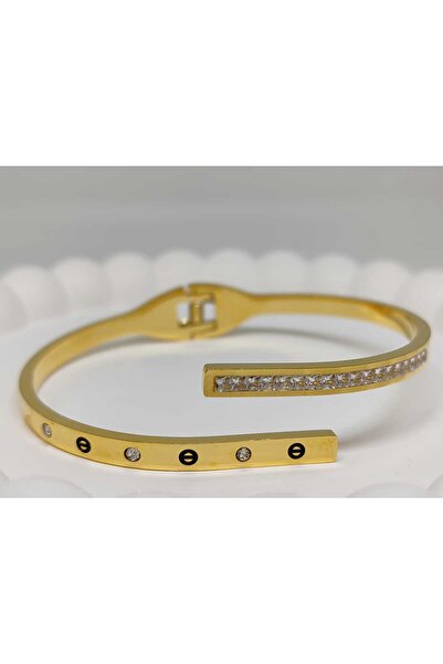 FOR YOU TAKI by Ezgi سوار نسائي أنيق من الفولاذ المقاوم للتشويه