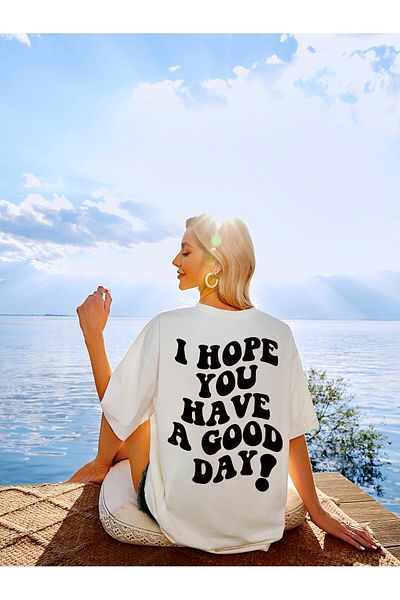 Jose Clothing Μπλουζάκι με λευκή στάμπα Unisex από οργανικό βαμβάκι Oversize - Κοντό μανίκι