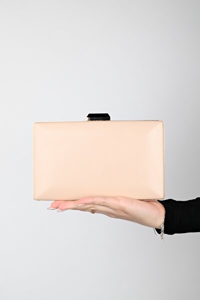 LuviShoes IVAN Dark Beige Skin Women's Evening Dress Bag