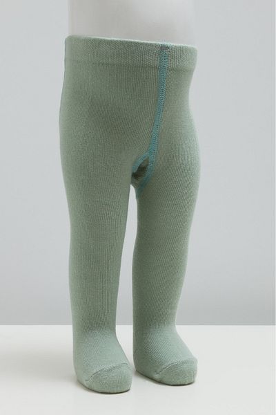 Caramell Unisex Plain Green Seasonal Thick Pantyhose