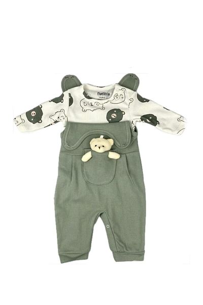 Bumbo Hep Modam Teddy Bear Jumpsuit Badi Booties Set