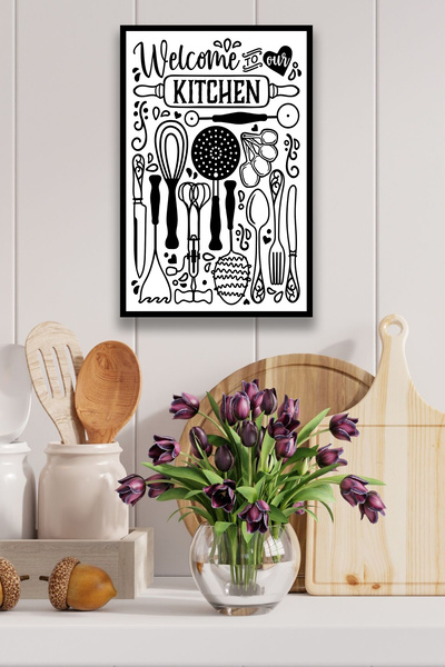 Nod Ornament de decorare a peretelui de bucătărie, model elegant de tablou de...