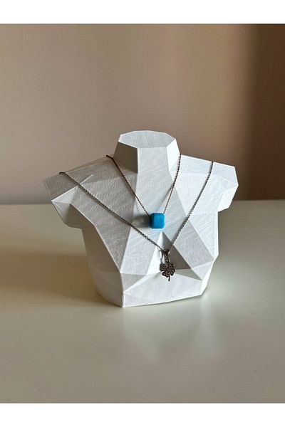 Nerva Design 3D Διακοσμητικό Βάση Κοσμημάτων, Organizer, Κρεμάστρα-Στήριγμα Κολιέ, Βάση Κολιέ - Σκληρό Πλαστικό, 15 cm