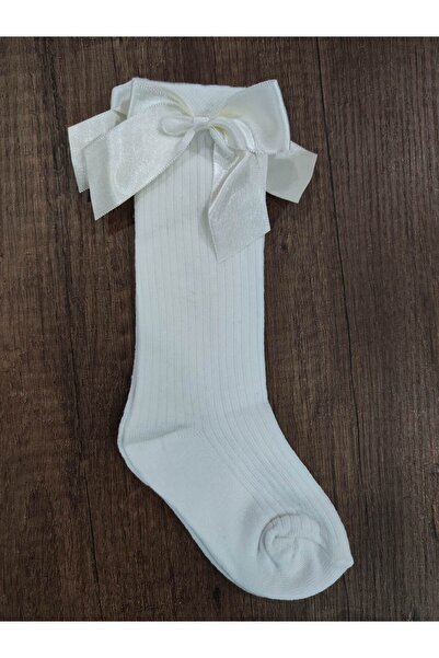 erceys Памучни чорапи с панделка за момичета, 3 чифта
