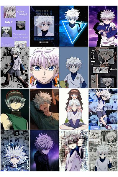 owl bag Hunter X Hunter - Killua Zoldyck Σετ 16 μοτίβων φωτογραφικών καρτών
