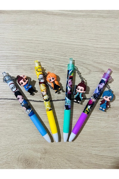 Cuppy Box Demon Slayer Karakterli 0.5 Tükenmez Kalem Sarı