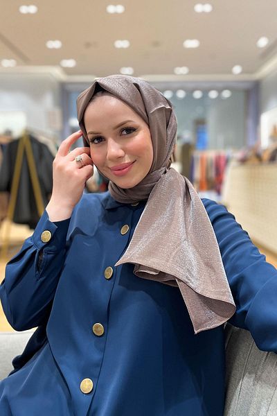 Armine Trend Sparkle Shawl 2 - 23034 - Καφέ