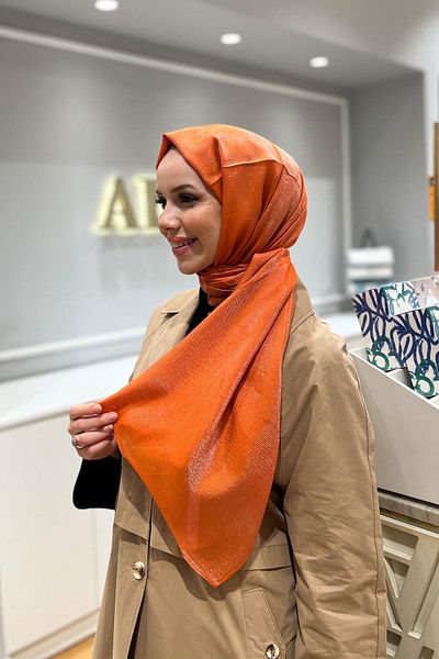 Armine Trend Twinkle Shawl 2 - ATS2PR-22039 - Πορτοκαλί