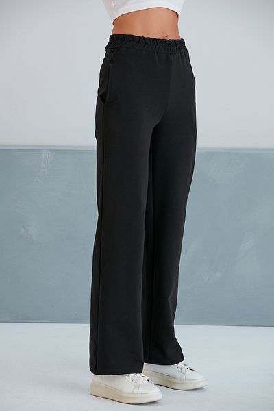 MAMAYAGA Pantaloni de sport eleganti pentru femei, cu buzunare cu 2 fire