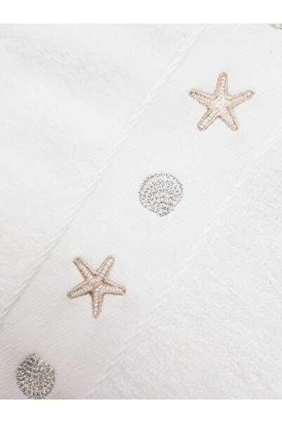 Özdilek 4 білих рушників з мінімальним вишиванням