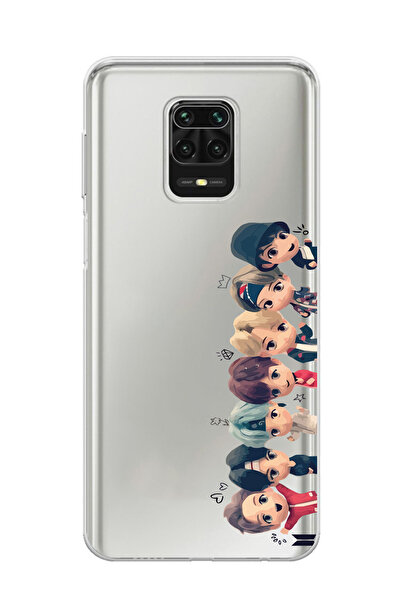 Magic Ring Redmi Note 9 Pro / 9s Uyumlu Bts Tüm Karakterler Tasarımlı Şeffaf ...