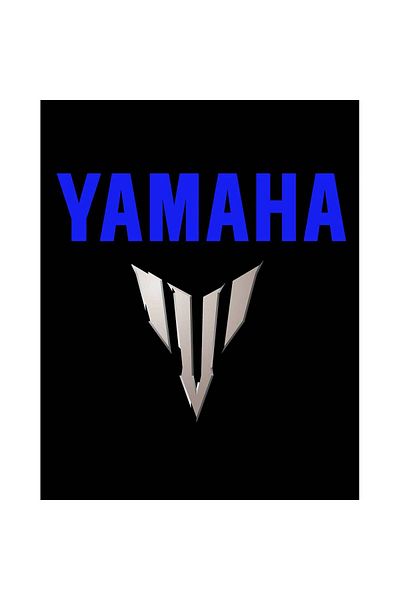 Z zepplin Yamaha MT07 Logo Blue Big Back Patch Patch