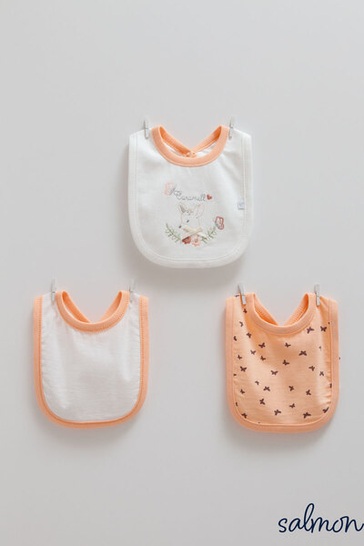 Caramell مريلة مكونة من 3 قطع من القطن الطبيعي 100% (مطرزة بالكراميل باللون ا...