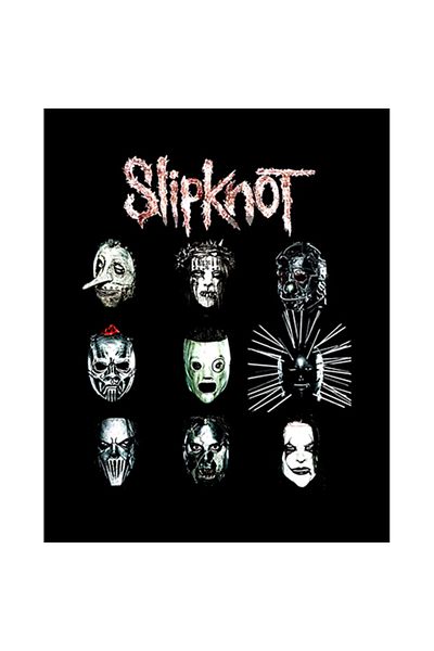 Z zepplin Slipknot Group Face Patch mare pentru spate
