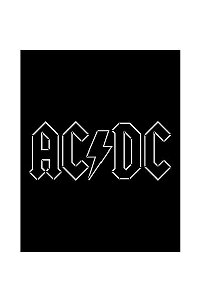 Z zepplin AC DC Logo Patch mare pe spate