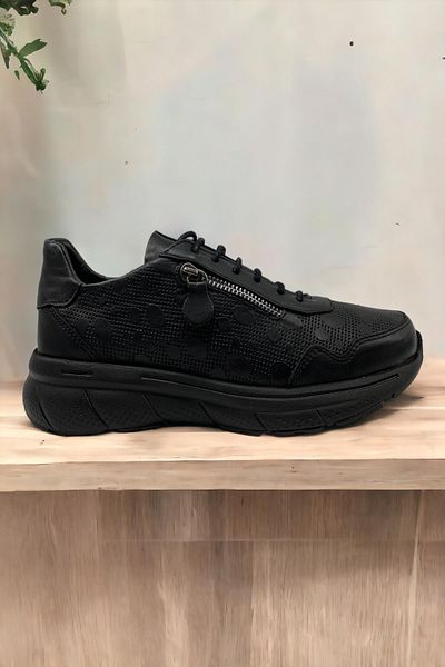 Mammamia D24YA-3625 Pantofi de damă negri din piele naturală
