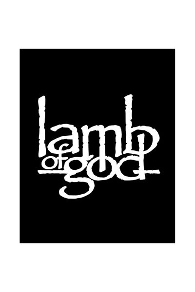 Z zepplin Lamb of God Logo Patch mare pe spate