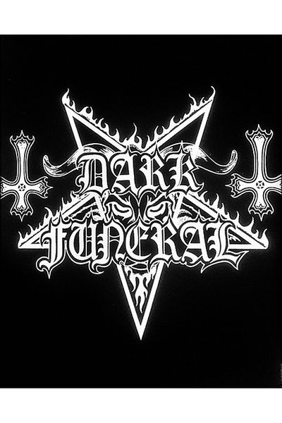 Z zepplin Patch mare pentru spate cu logo Dark Funeral