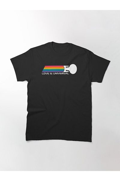 ZOKAWEAR Tricou unisex oversize Pride Rainbow Ship - The Next Generation Love Is Universal Printed
