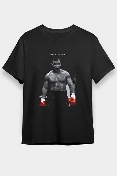 ZOKAWEAR Μαύρο μπλουζάκι Unisex Loose Fit Mike Tyson