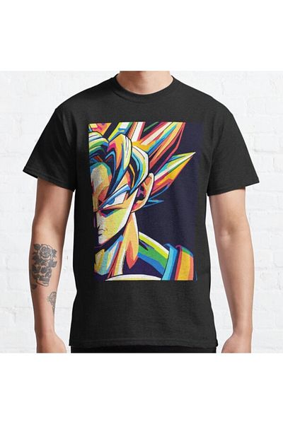ZOKAWEAR Μπλουζάκι με στάμπα Goku Design Loose Fit