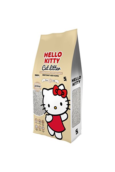 Hello Kitty Hello Kıtty 5l Naturel Doğal Kokusuz Kedi Kumu