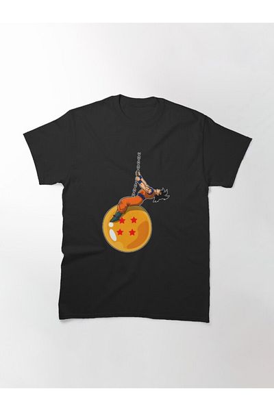 ZOKAWEAR Μπλουζάκι με στάμπα Loose Fit Funny Wrecking Dragon Ball Design