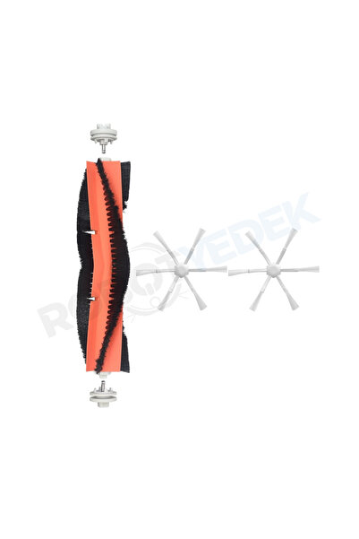 robotyedek Xiaomi Vacuum Mop 2 - Συμβατή ανταλλακτική κύρια και πλαϊνή βούρτσα (3 τεμάχια)