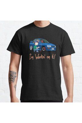 ZOKAWEAR Bol Kal p Jdm Subaru Impreza Wrx Sti GC8 Anime Cartoon I m Workin On It Tasar m Bask l T shirt Fiyat Yorumlar Trendyol
