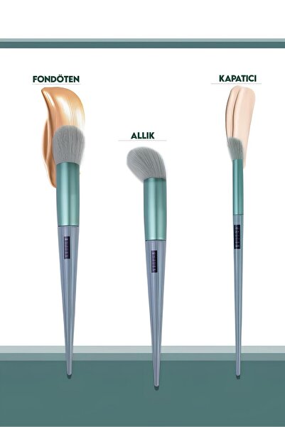 MUJGAN Fix Special Pouch 13-Piece Makeup Brush Set Pink