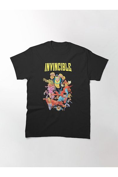 ZOKAWEAR Μπλουζάκι Loose Fit Invincible Design με στάμπα