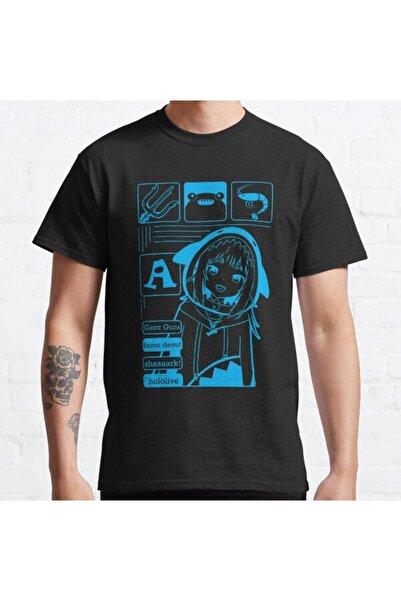 ZOKAWEAR Μπλουζάκι Loose Fit Gawr Gura Hololive English Design Printed T-shirt