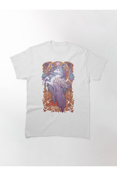 ZOKAWEAR Amalthea - Unisex Mold, The Last Unicorn Design Printed T-Shirt