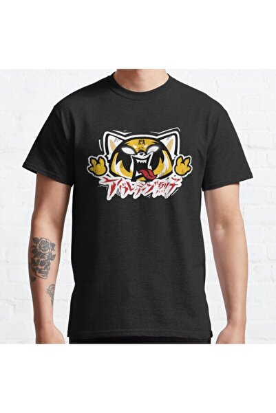ZOKAWEAR Μπλουζάκι Loose Fit Unisex Aggretsuko Design Printed Tshirt